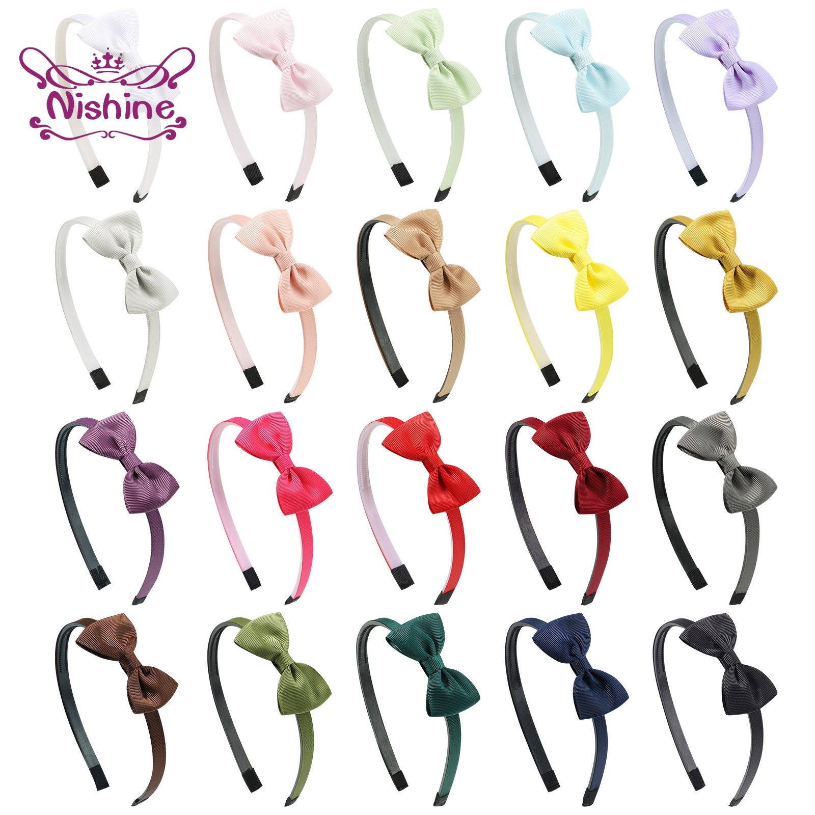 Baby Clothing Usa - Ribbon Bow Knot Headband para crianças,