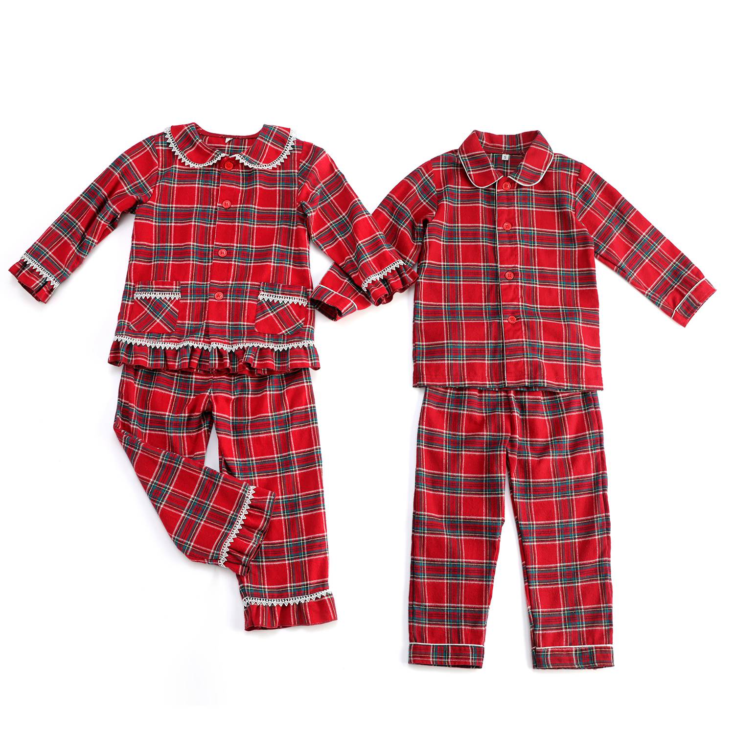 Family Matching Ruffle Pijamas - Baby Clothing Dividers avaliação e preço
