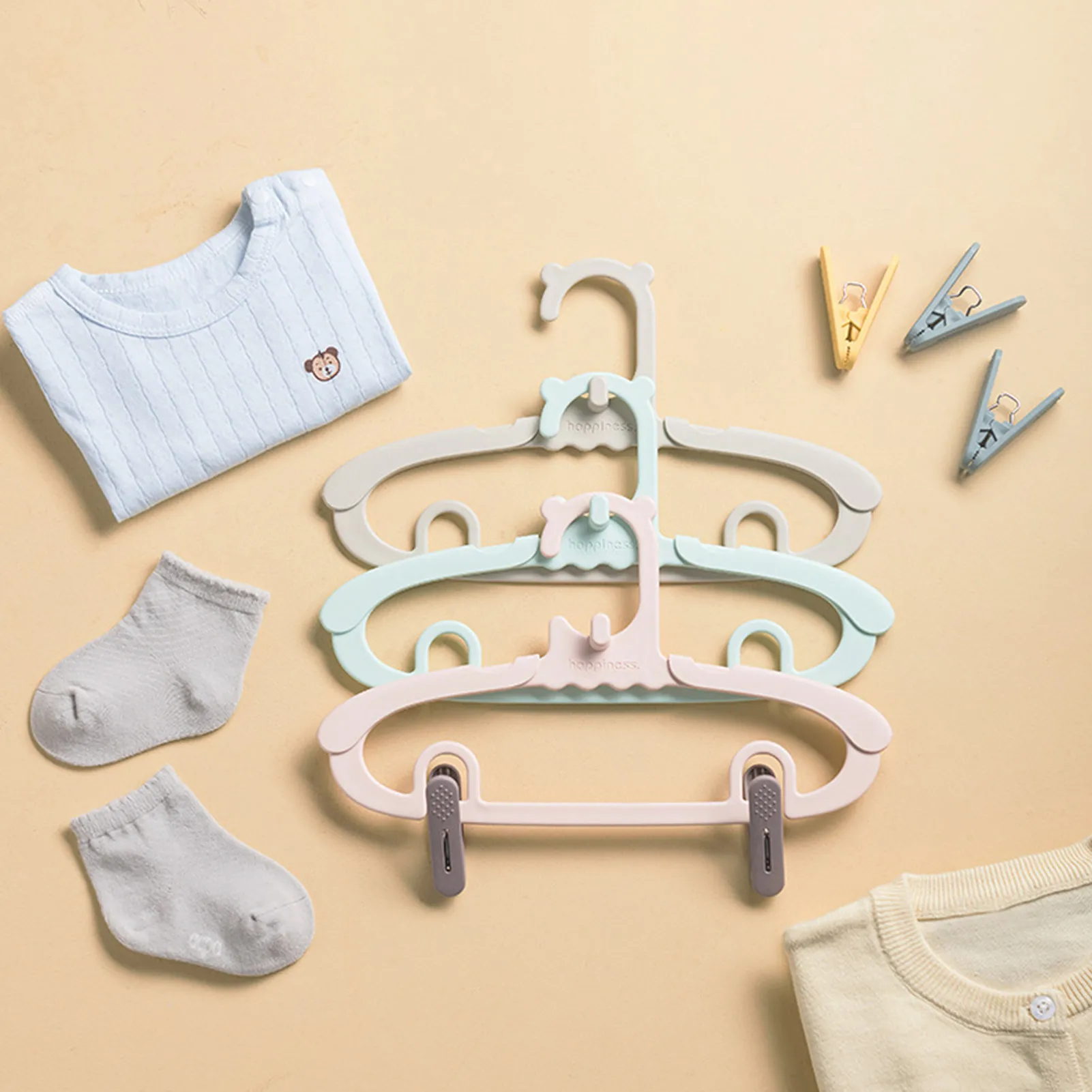 Cabides Ajustáveis para Roupas - Baby Clothing Hanging Rack avaliação e preço