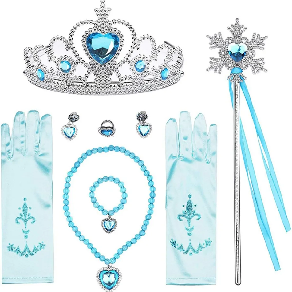 Menina elsa cosplay acessórios - Baby Clothing Dresser avaliação e preço